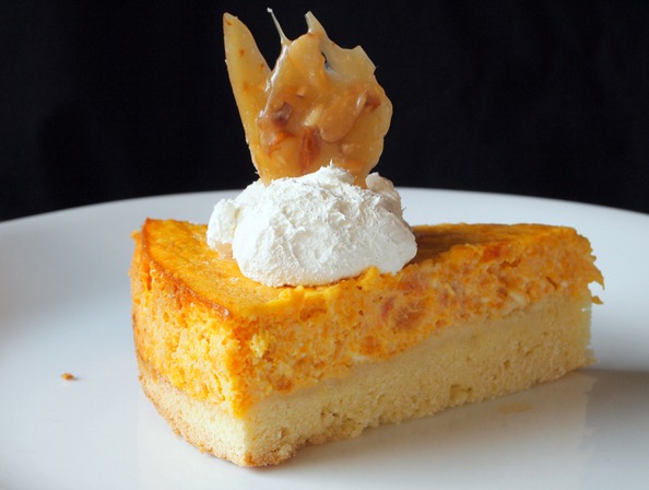 Pumpkin Almond Cheesecake