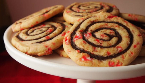 Chocolate-Peppermint Swirl Cookies