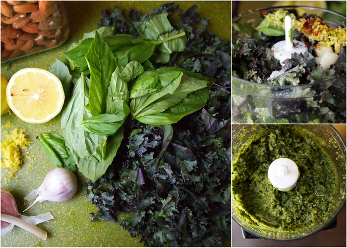Caprese Salad + Kale Pesto